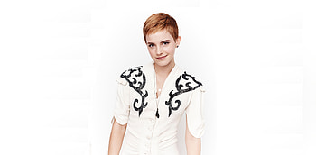 Emma Watson, beautiful, smile, short hair HD wallpaper