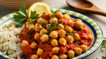 Chickpea Delight: A Culinary, Chickpea, rice HD wallpaper
