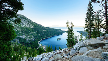 Lake Tahoe, Emerald Bay, Michelle Tremblay's screensaver HD wallpaper