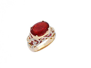 RED FIRE OPAL RUBY AND DIAMONDS RING, for my friend nicole95, big, ring, fire opal HD wallpaper