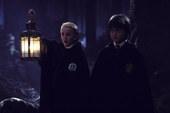 Harry Potter, Movie, Harry Potter And The Philosopher's Stone, Daniel Radcliffe, Drago Malefoy, Tom Felton HD wallpaper