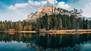 Lago di Fie, Lakes HD wallpaper