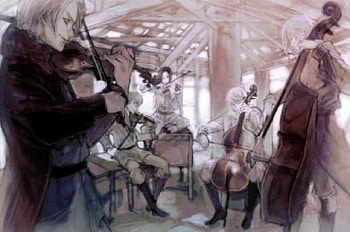 Music, aph, allies aph, anime, boy, group, monochrome, hetalia, hetalia axis powers, manga, guy, male HD wallpaper