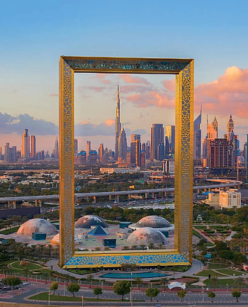 Dubai, cloud, sky HD phone wallpaper
