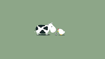 Vector, Mixing, Crossing, Egg, Chick, Chicken, Cow, Crossbreeding, Domination, Dominance, Recessive HD wallpaper