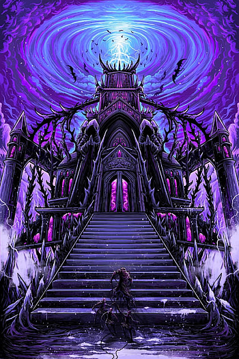 Dark castle, horror HD phone wallpaper