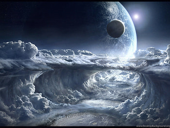 Ultra Space Clouds Background, iPad Space HD wallpaper