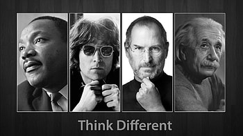 Steve Jobs, Martin Luther King, and John Lennon, Einstein HD wallpaper