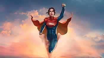 Hokage Supergirl, supergirl, superheroes, artwork, digital-art HD wallpaper
