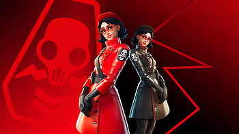 Red Black Rue Fortnite Skin Fortnite HD wallpaper