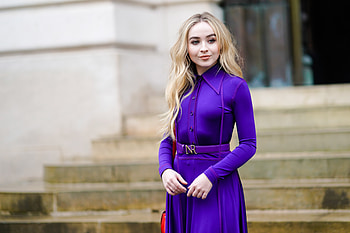 Sabrina Carpenter, blonde, blue eyes, singer, American, music HD wallpaper
