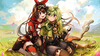 Collei, Amber, Yoimiya, Kokomi, Keqing, Ningguang, Shenhe, Signora, Raiden Shogun, Genshin Impact HD wallpaper