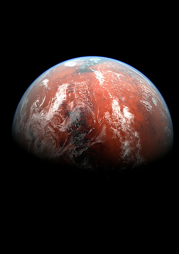 Pluto, Exo ish planets, Artstation HD phone wallpaper
