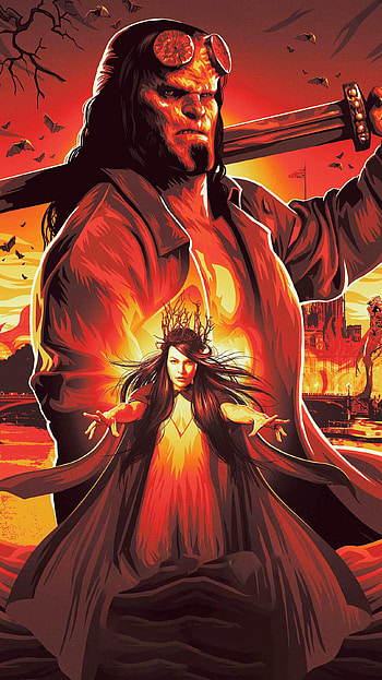 Hellboy (2022) movie HD phone wallpaper