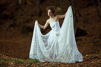 White gown, glamour, sexy, model, hot, girl, beautiful, dress, beauty, pretty, lovely, female HD wallpaper
