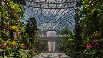 Singapore Changi International Airport Travels, Architectural masterpiece, Best airport in the world, Traveler's paradise HD wallpaper