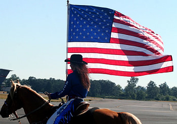 Happy July 4th.., style, rodeo, fun, American, July 4th, flags, cowgirls, horses, outdoors, westerns, girls, women, hats, female HD wallpaper