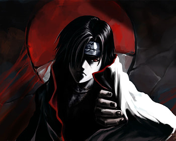 itachi, naruto, sharingan, anime, uchiha HD wallpaper