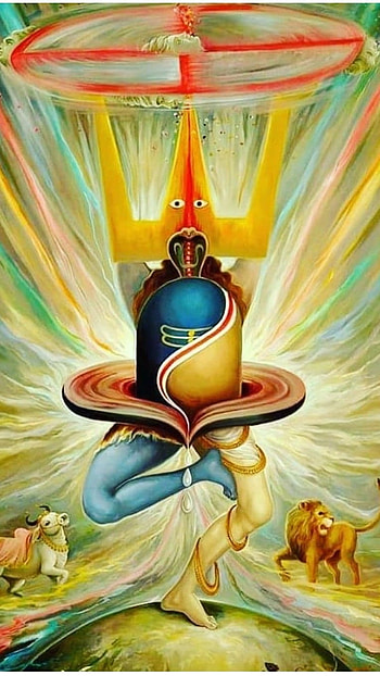 Lord Shiva , Creative Art, shiv ling HD phone wallpaper