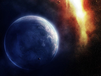 Landscape, Planets, Universe HD wallpaper