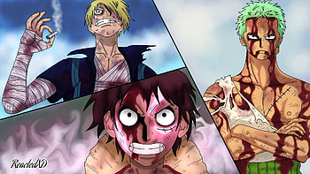 One Piece - Monster Trio, Monkey D. Luffy, Anime, One Piece HD wallpaper