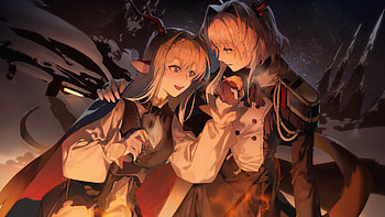 Alina & Talulah, Talulah (Arknights), Alina (Arknights), video game, Arknights HD wallpaper