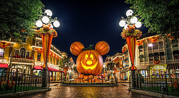 Disney, Mickey Mouse, , Disneyland, Halloween, Pumpkin HD wallpaper
