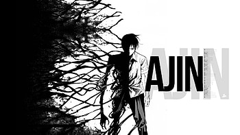 Ajin: Demi Human, Monster, Anime, Creepy, Dark HD wallpaper