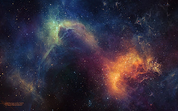 space, Digital Art, TylerCreatesWorlds / and Mobile Backgrounds HD wallpaper