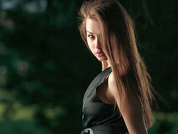 Girl in Black, in black, girl, beautiful HD wallpaper