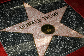 Walk of fame destruction, Celebrity controversy, Iconic star defaced, Hollywood scandal HD wallpaper