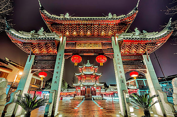 The Summer Palace, Qibao Old Street, Attractions and reviews, Traditional charm HD wallpaper
