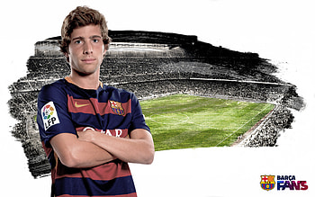 Sergi Roberto, soccer, sports, football, fc-barcelona, fcb, fc-barcelona-team HD wallpaper