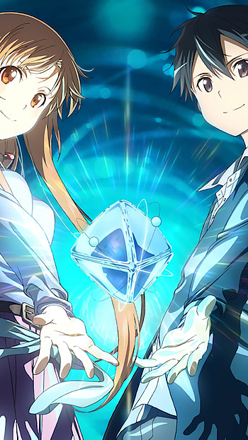 Asuna Yuuki, Kazuto Kirigaya, Anime, Sword Art Online Movie: Ordinal Scale HD phone wallpaper
