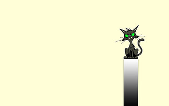 Vector, Cat, Drawing, , Trumpet, Pipe HD wallpaper