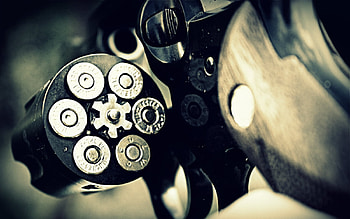 6 SHOTS TO COUNT, round, chamber, bullets, gun, shot HD wallpaper