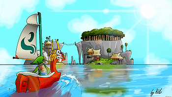 Zelda Wind Waker HD wallpaper