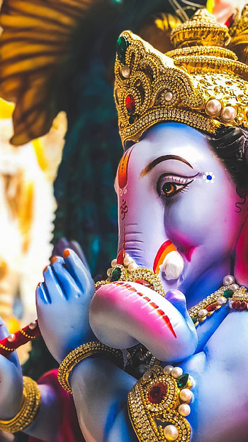 Lord Ganesha, ganesha, ganpati, hindu, bhakti, devotional, god HD phone wallpaper