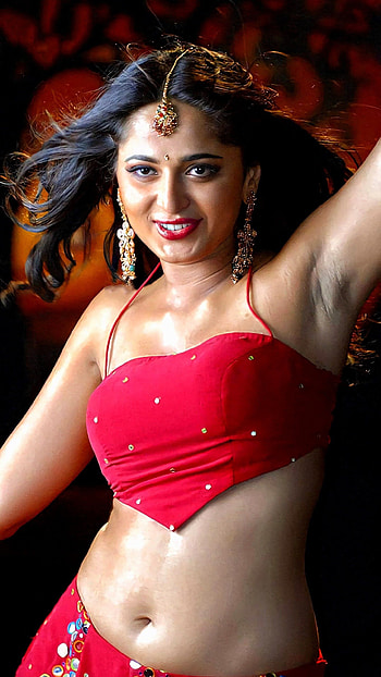 Anushka Shetty, telugu actress, navel HD phone wallpaper