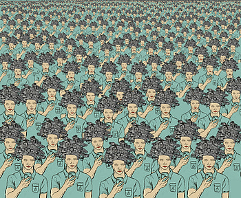 People, Art, Crowd, Society, Monotony HD wallpaper