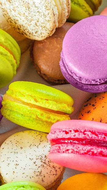 Sweet food heaven, Sugar-coated delight, Tempting indulgence, Delicious treats HD phone wallpaper