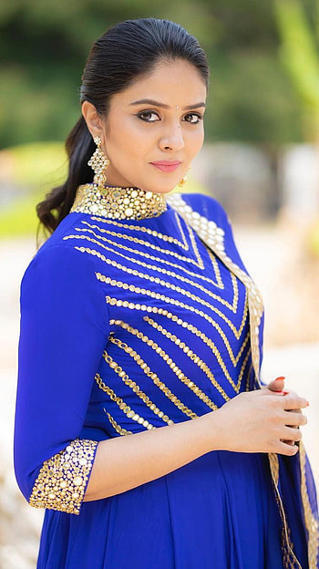 Sreemukhi, telugu actress, model HD phone wallpaper