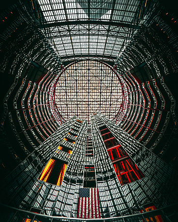 Architecture, Usa, Building, Miscellanea, Miscellaneous, Design, United States, Flag HD phone wallpaper