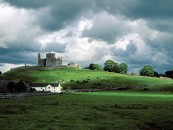 Rock of Cashel, Irish Countryside HD wallpaper