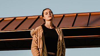 Urban Girl Golden Hour On A Parking Deck, girls, model, hoot HD wallpaper