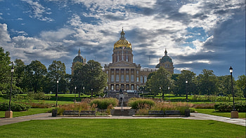 Iowa State Capitol, Iowa landmarks, Capitol building, Political HD wallpaper