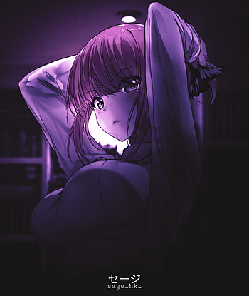 Nino Nakano, magenta, flash graphy HD phone wallpaper