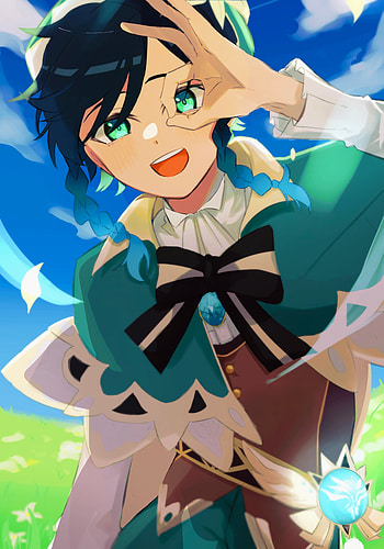 Venti, art, anime HD phone wallpaper