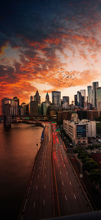 City mobile , mobile background, Portable beauty, Smart aesthetics HD phone wallpaper