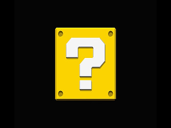 whats init, white, video game, yellow, nintendo, mario, question block HD wallpaper